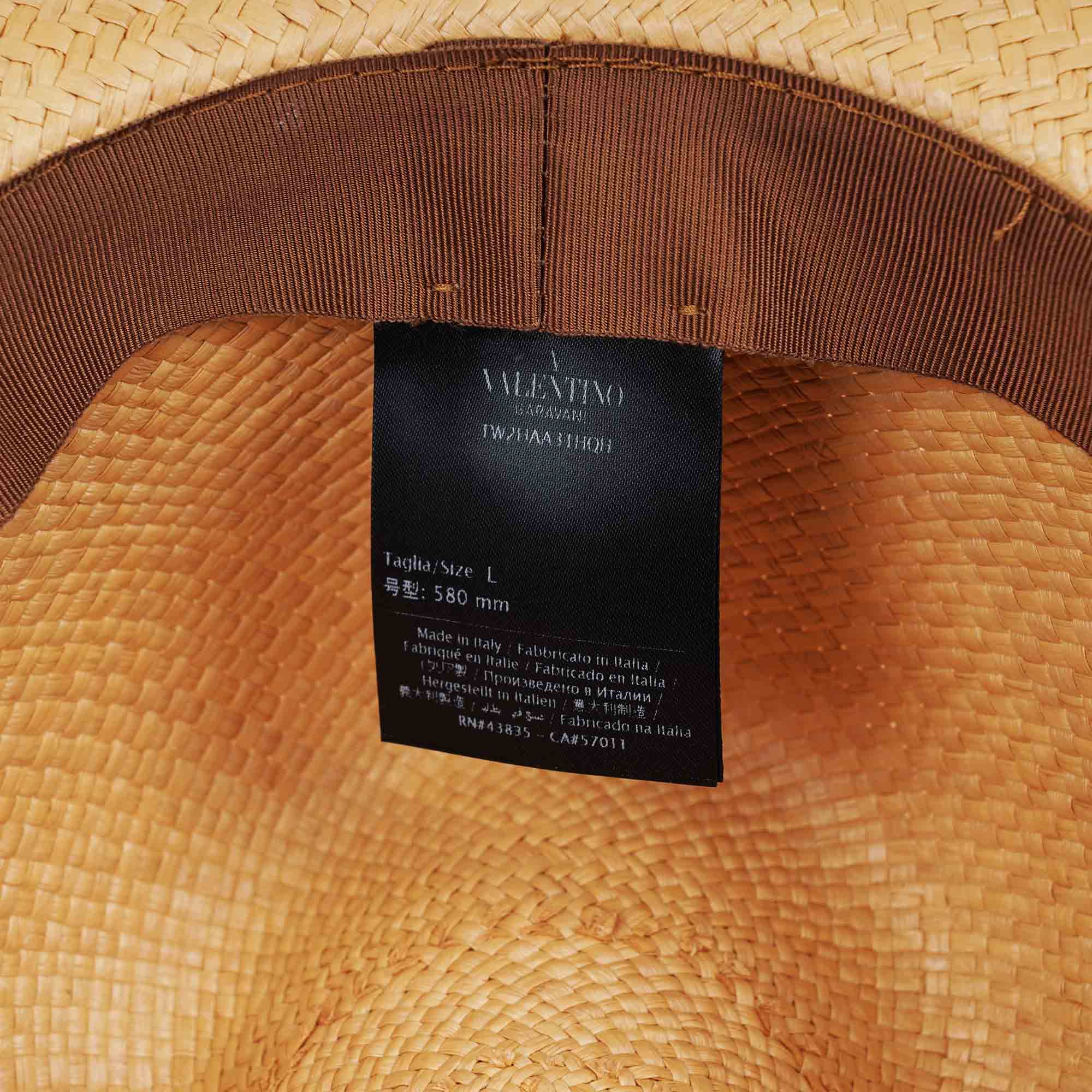 Vlogo Woven Hat - VALENTINO - Affordable Luxury image