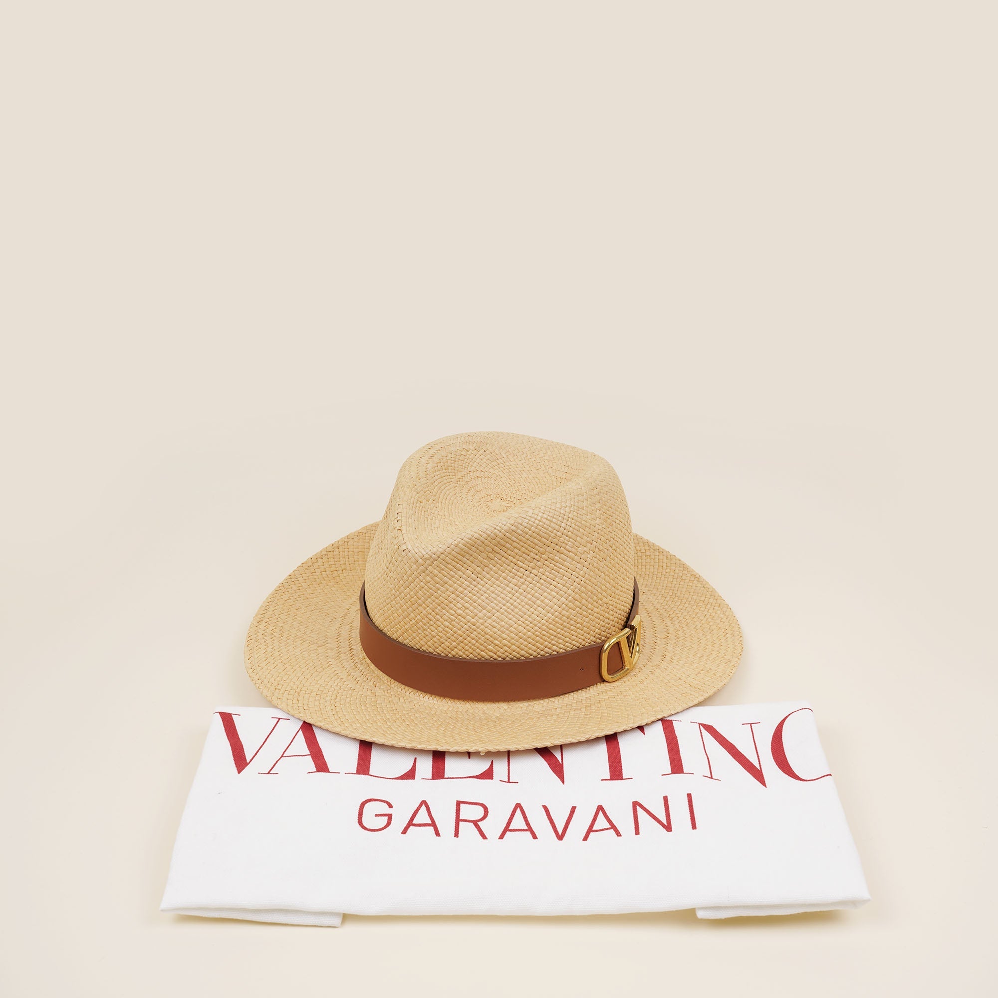 Vlogo Woven Hat - VALENTINO - Affordable Luxury image