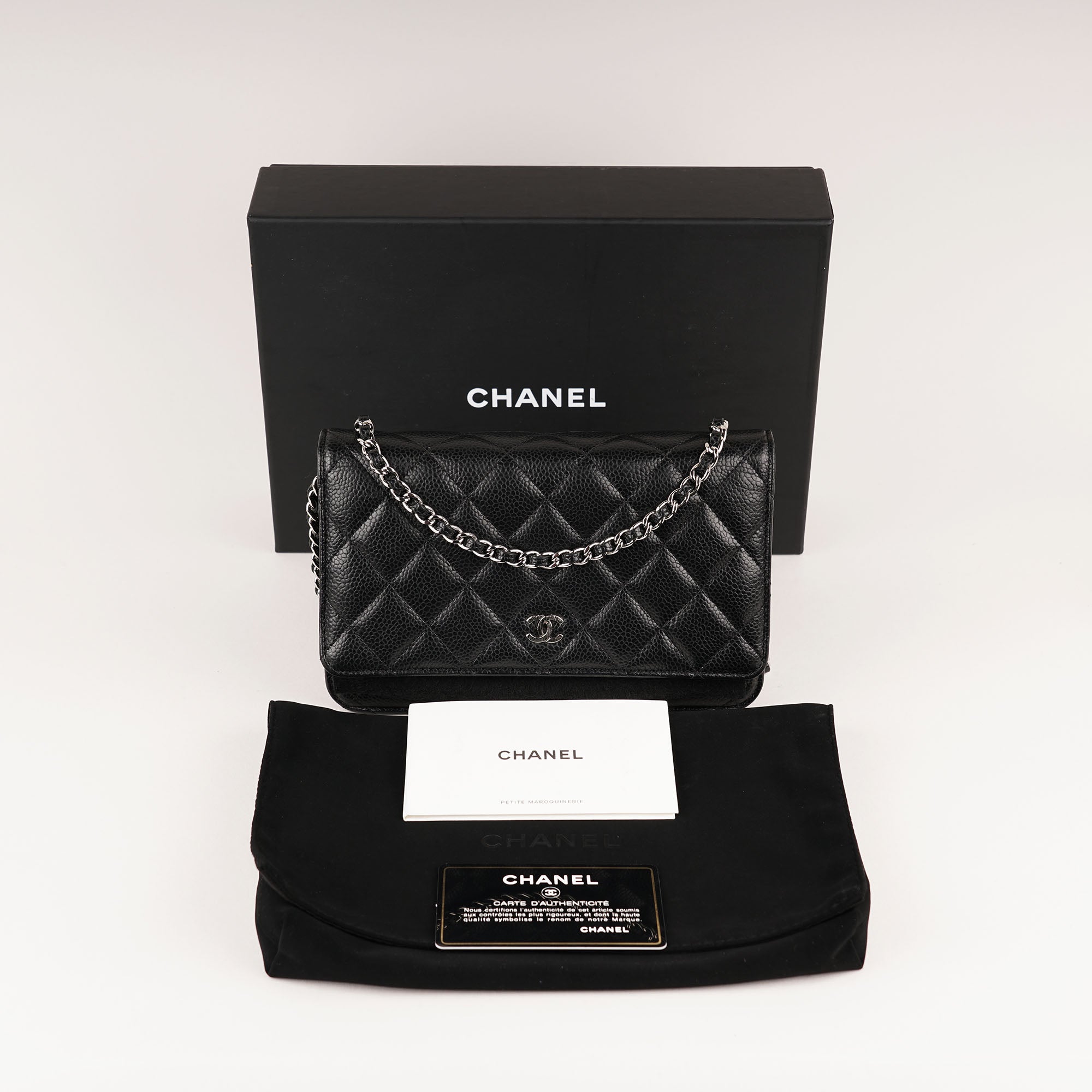 Wallet on Chain Black - CHANEL - Affordable Luxury image