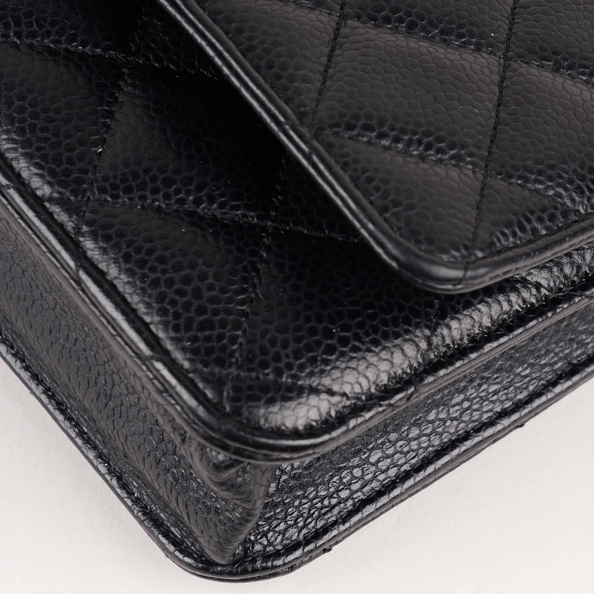Wallet on Chain Black - CHANEL - Affordable Luxury image