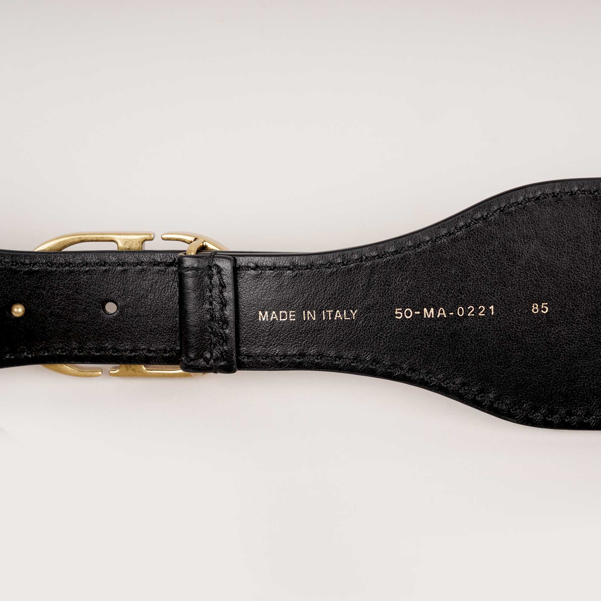 Wide Canvas Waist Belt 85 - CHRISTIAN DIOR - Affordable Luxury image