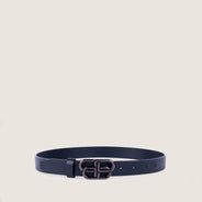 BB Thin Belt Black Calfskin 70 - BALENCIAGA - Affordable Luxury thumbnail image