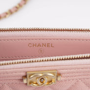 Boy Double Zip Wallet on Chain - CHANEL - Affordable Luxury thumbnail image