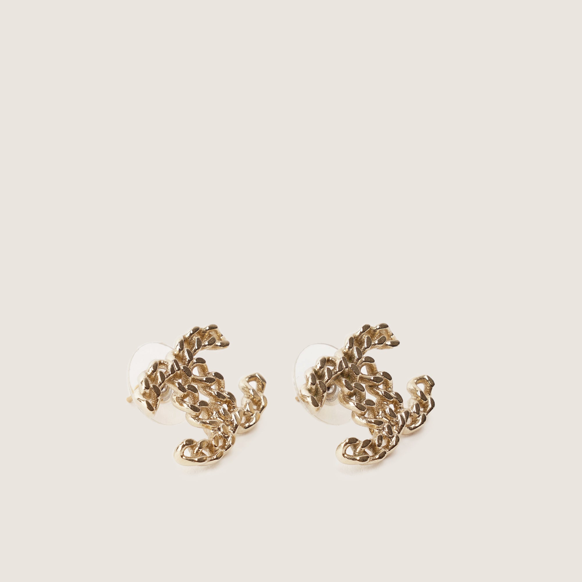CC Chain Earrings - CHANEL - Affordable Luxury image
