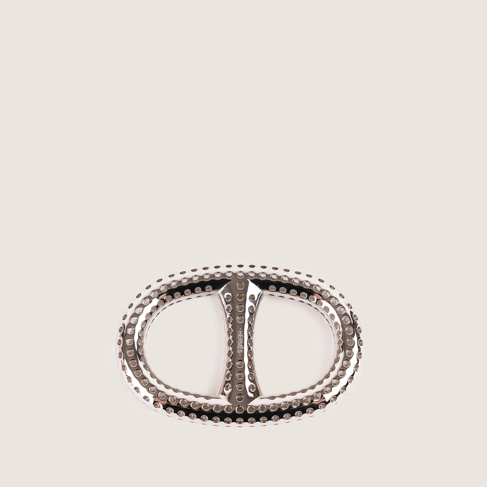Chaine d'Ancre Perforee Scarf Ring - HERMÈS - Affordable Luxury image