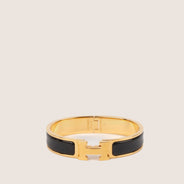 Clic H Narrow Black & Gold - HERMÈS - Affordable Luxury thumbnail image
