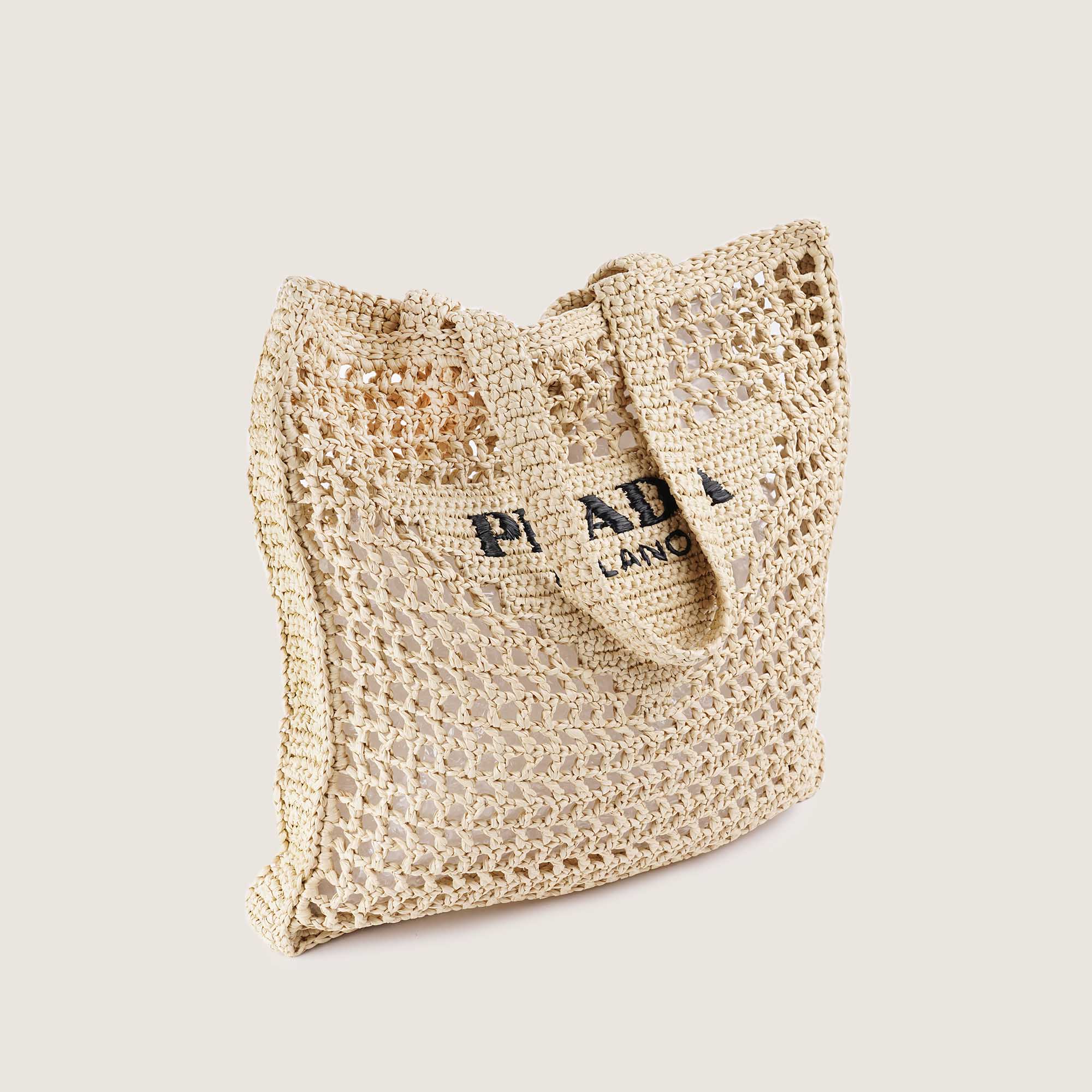 Crochet Tote Bag - PRADA - Affordable Luxury