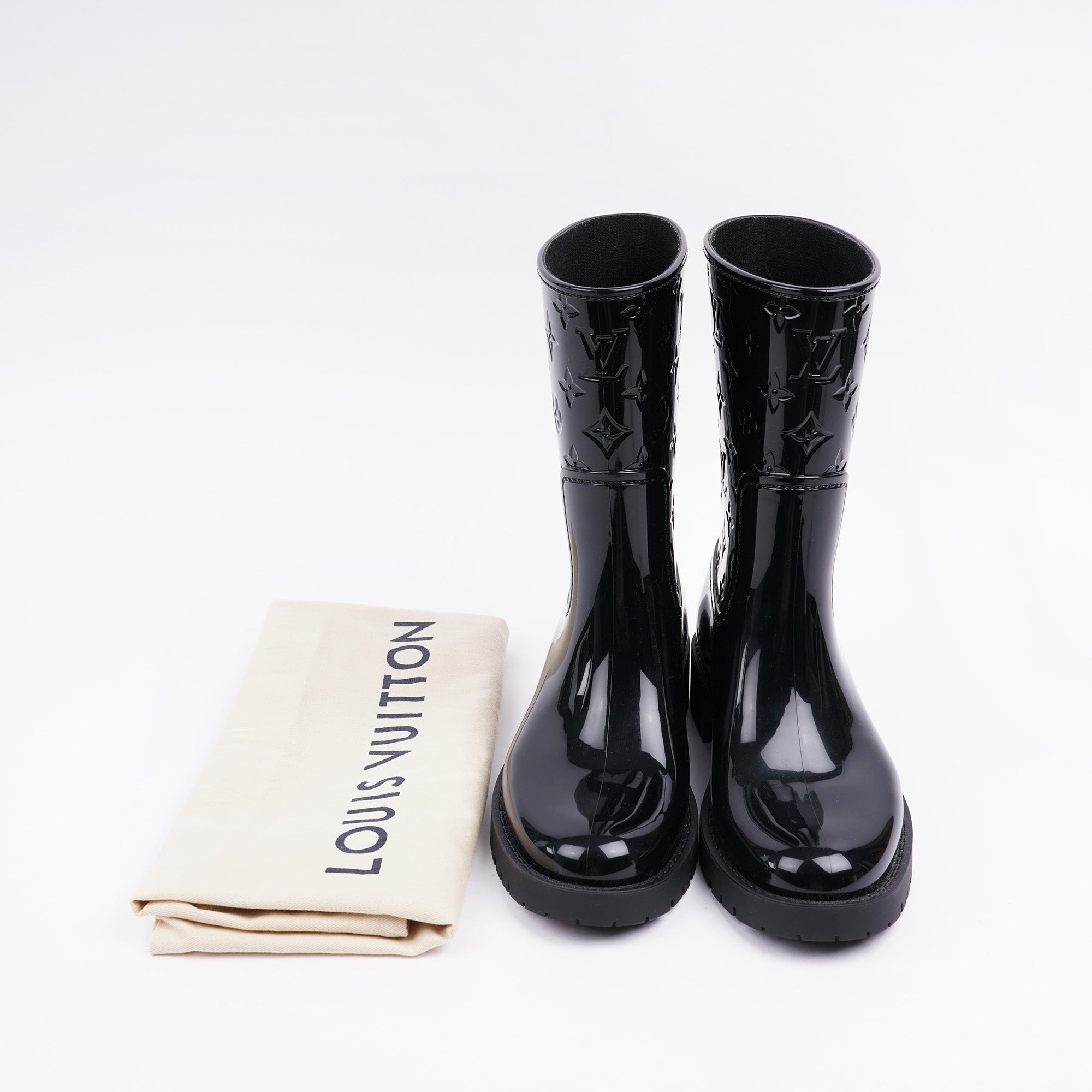 Drops flat half boot louis vuitton best sale