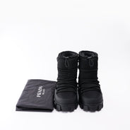 Gabardine Aprés-Ski Boots 39/40 - PRADA - Affordable Luxury thumbnail image