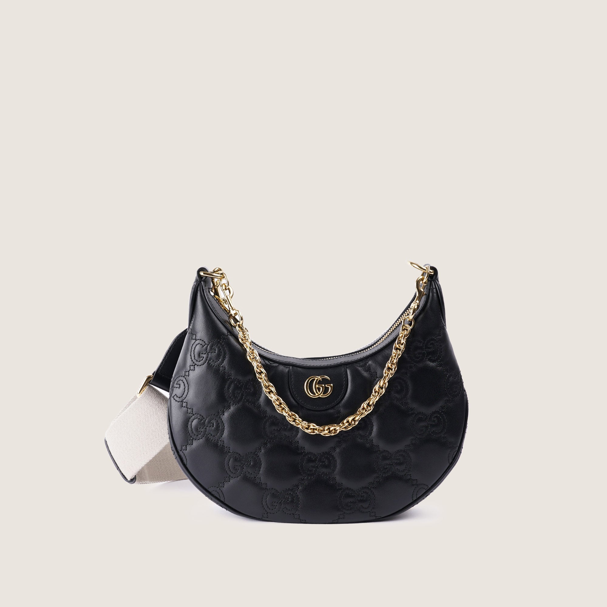 GG Half-Moon Shaped Small Bag - GUCCI - Affordable Luxury