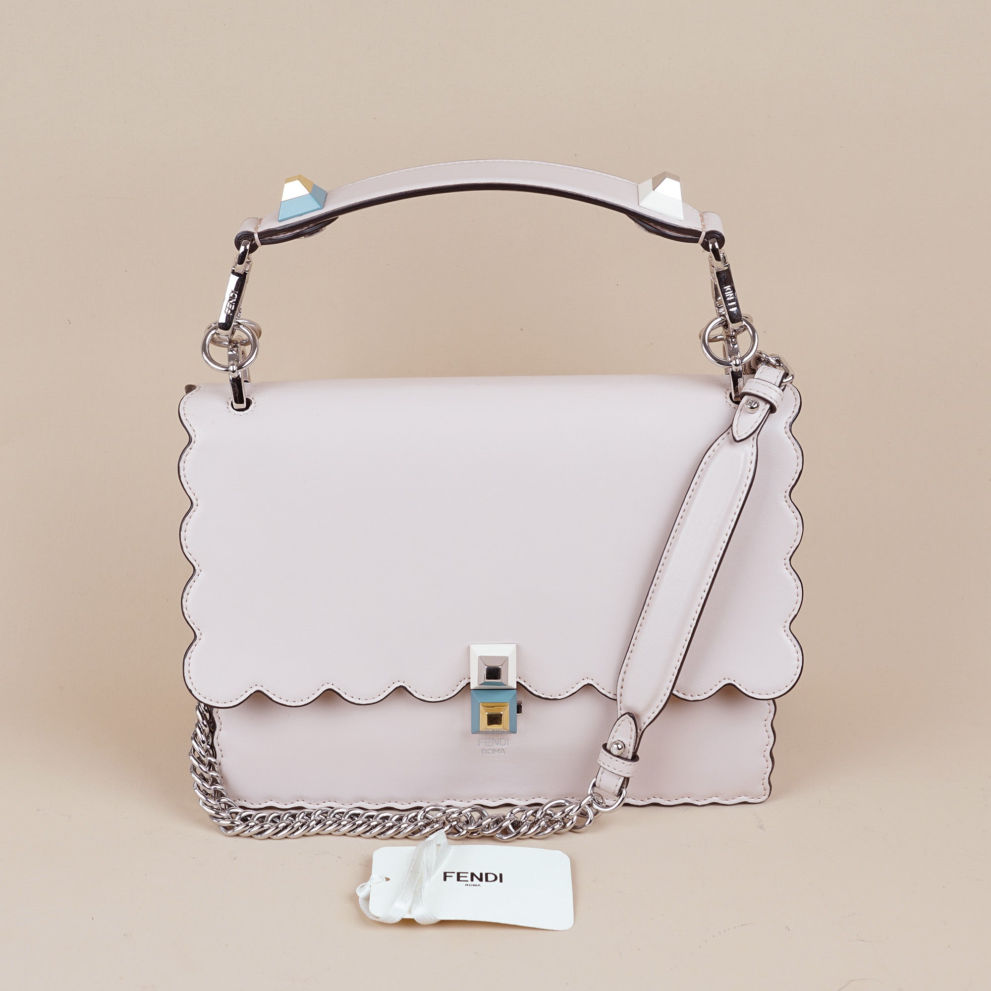 Kan I Scalloped Handbag - FENDI - Affordable Luxury image