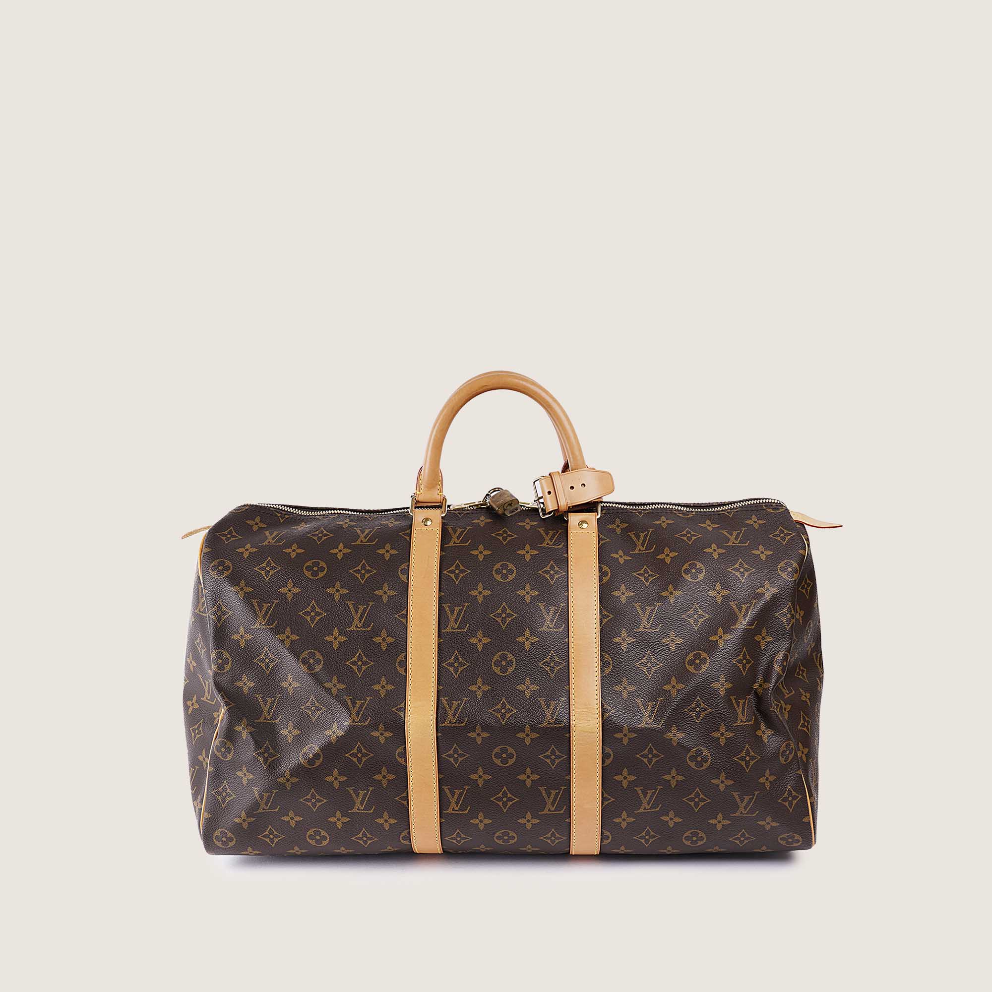 Keepall 50 Monogram Canvas - LOUIS VUITTON - Affordable Luxury