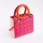 Lady Dior Medium Tricolor Handbag - CHRISTIAN DIOR - Affordable Luxury thumbnail image