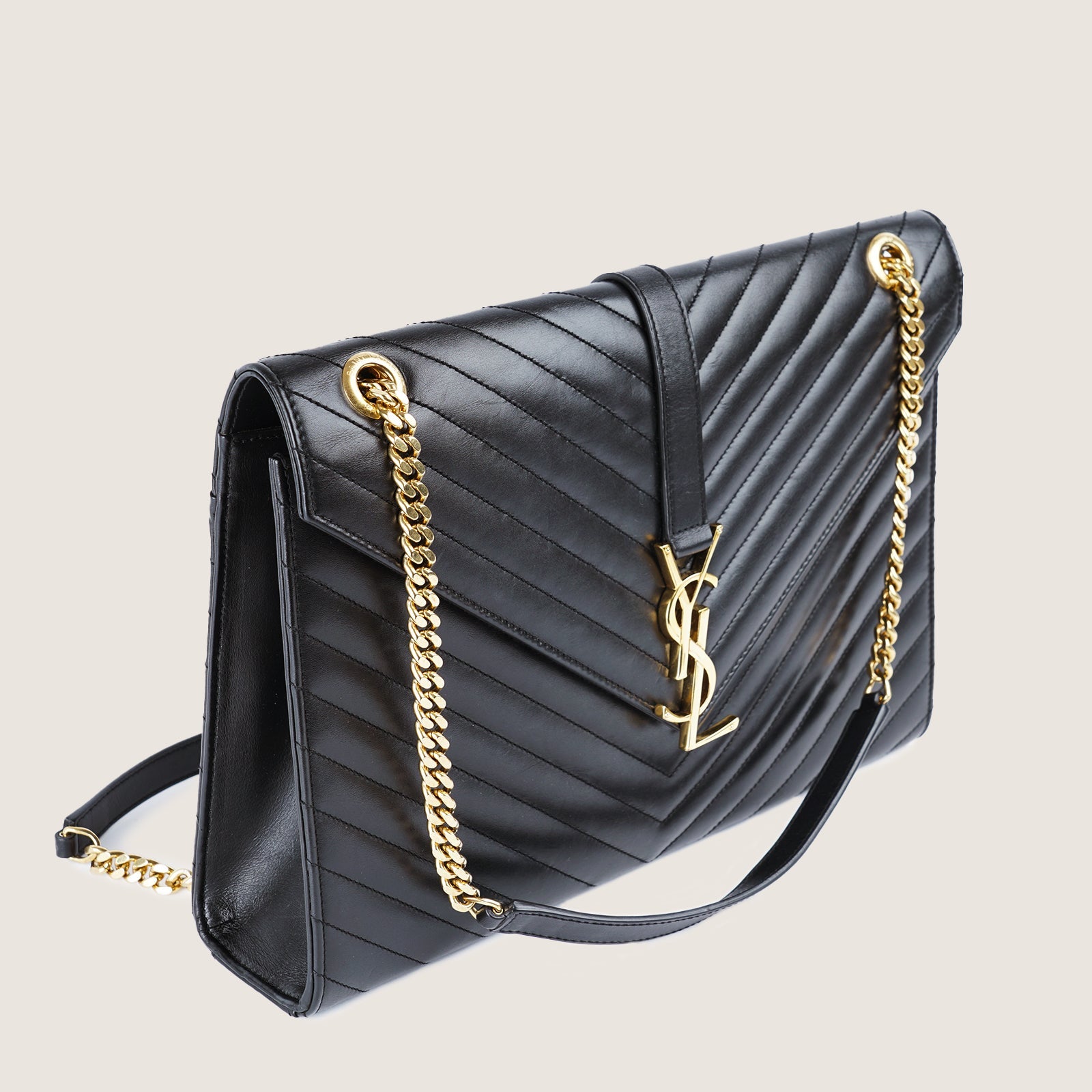 Large Envelope Shoulder Bag - SAINT LAURENT - Affordable Luxury