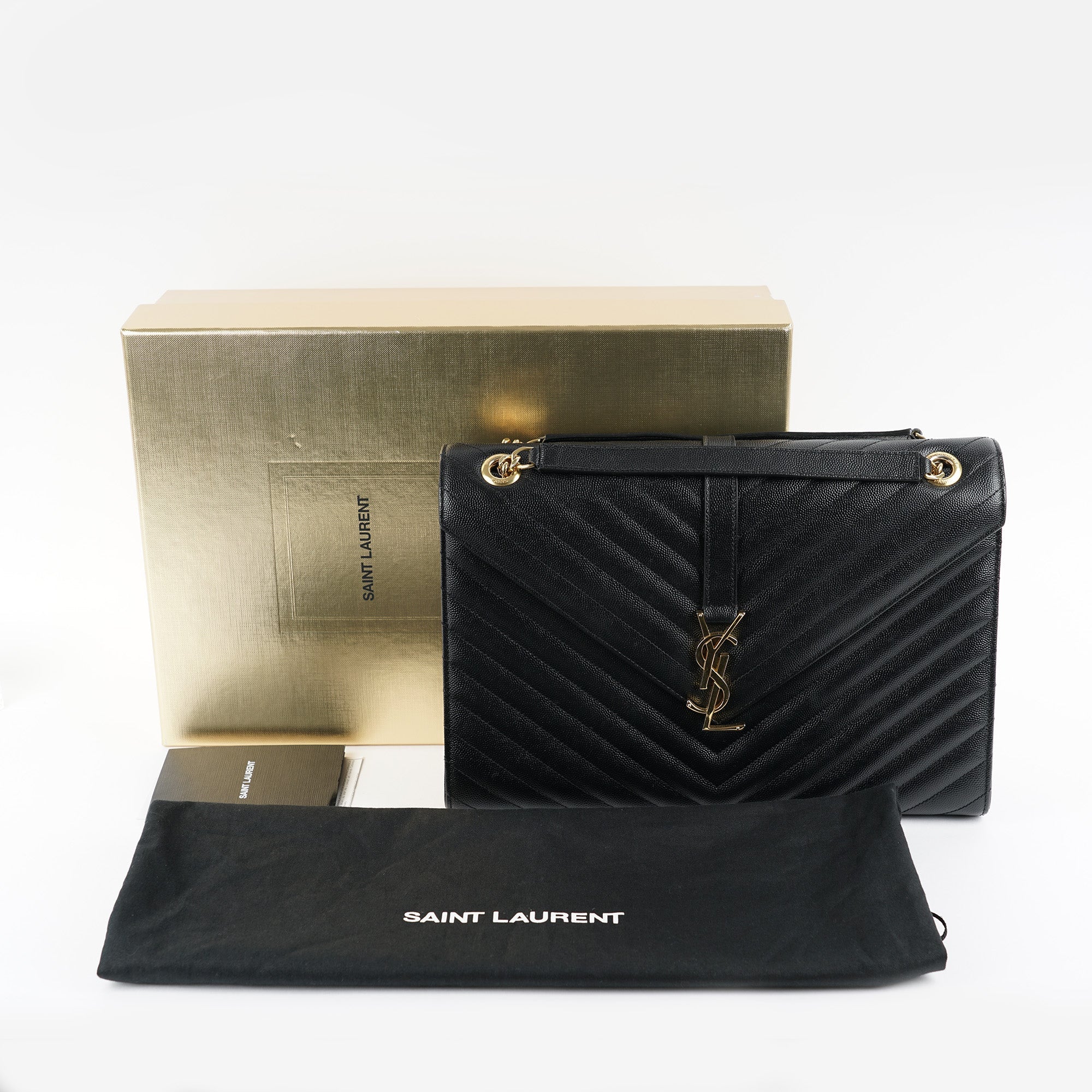 Large Envelope Shoulder Bag - SAINT LAURENT - Affordable Luxury image