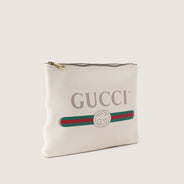 Logo Print Pouch - GUCCI - Affordable Luxury thumbnail image