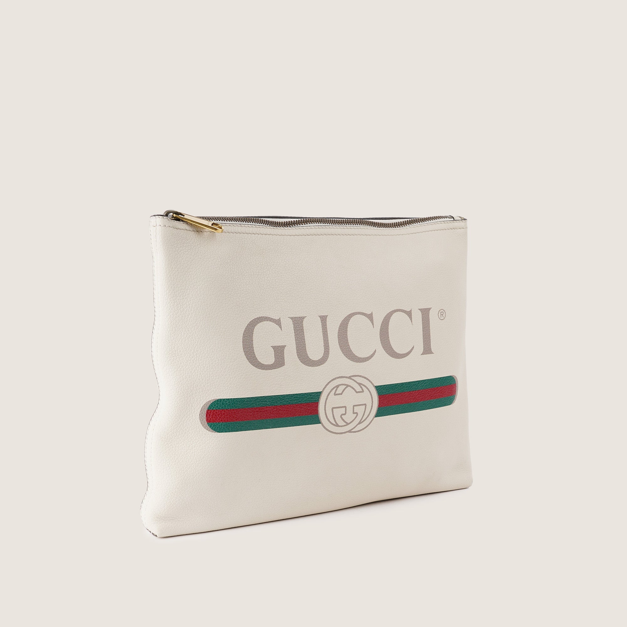 Logo Print Pouch - GUCCI - Affordable Luxury