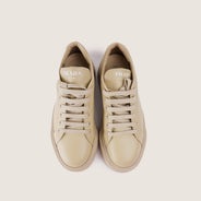 Platform Sneakers Beige 38 ½ - PRADA - Affordable Luxury thumbnail image