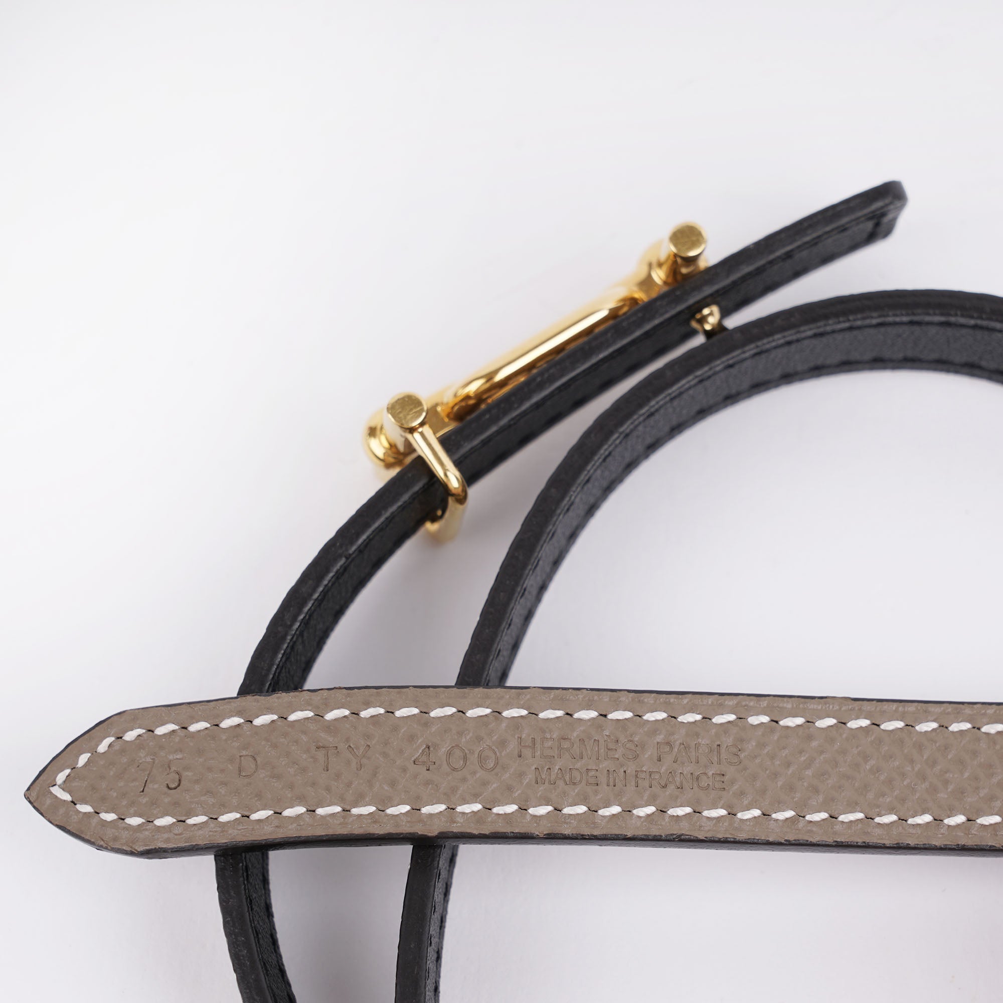 Reversible Ancre Belt 75 - HERMÈS - Affordable Luxury image