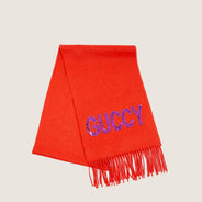 Sequin-Embroidery Scarf - GUCCI - Affordable Luxury thumbnail image