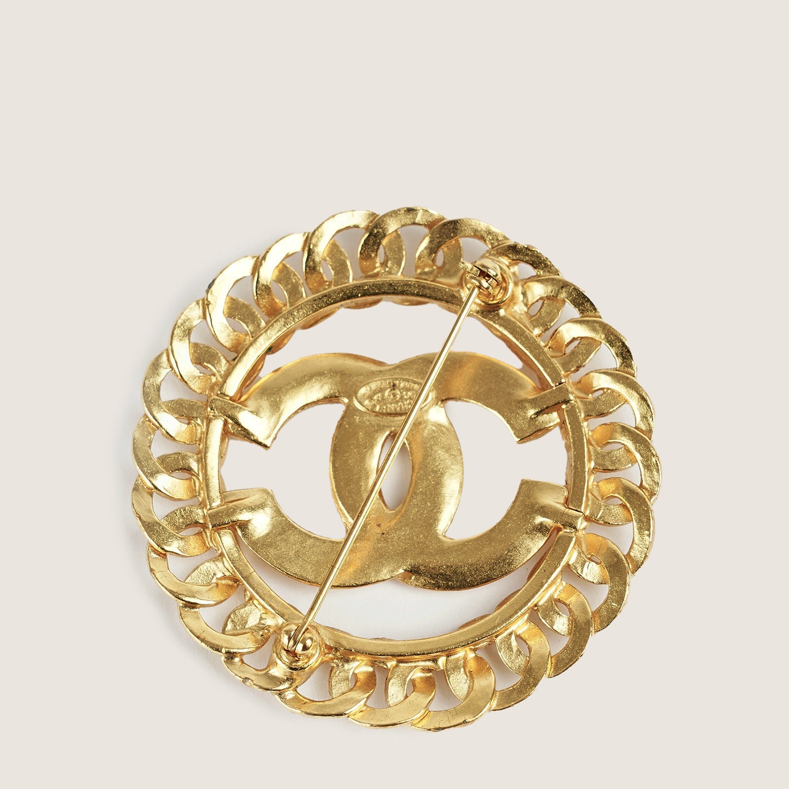 Vintage CC Brooch - CHANEL - Affordable Luxury image