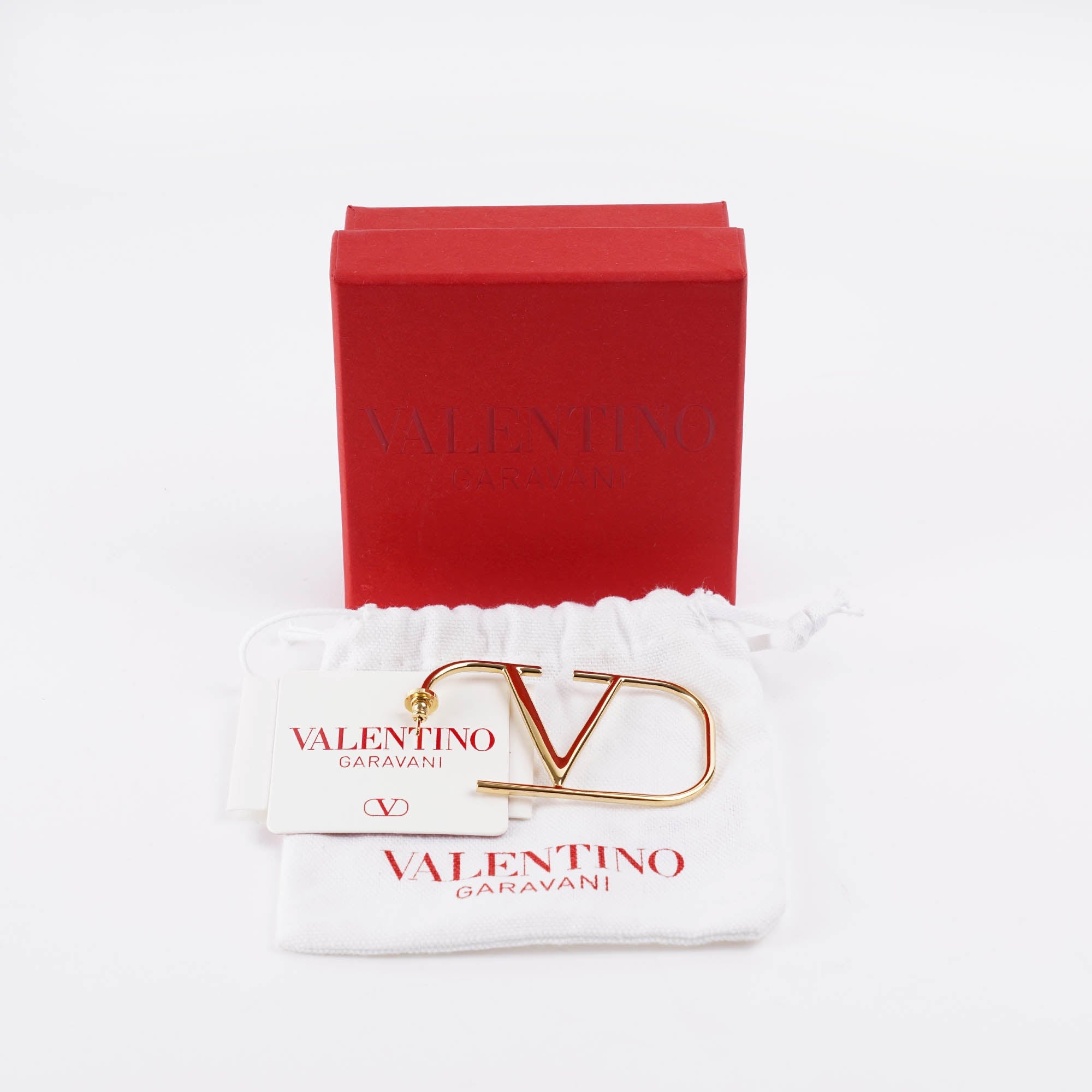 VLogo Large Single Earring - VALENTINO - Affordable Luxury image